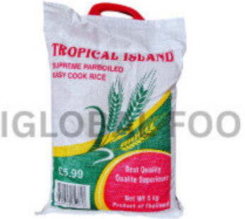 TROPICAL ISLAND SUPREME PARBOILED EASY COOK RICE 5KG